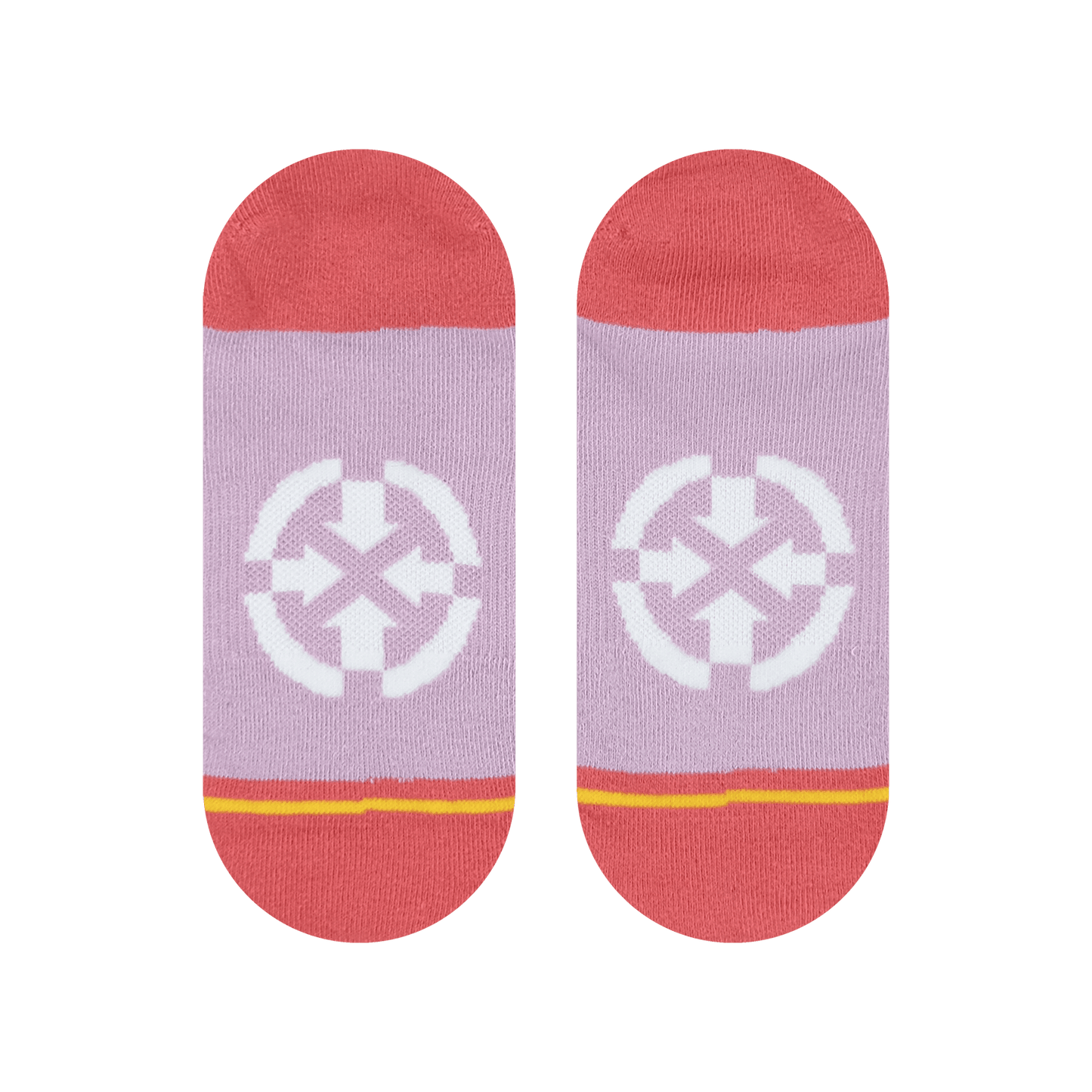 Rose Organic Cotton Adult No Show Socks