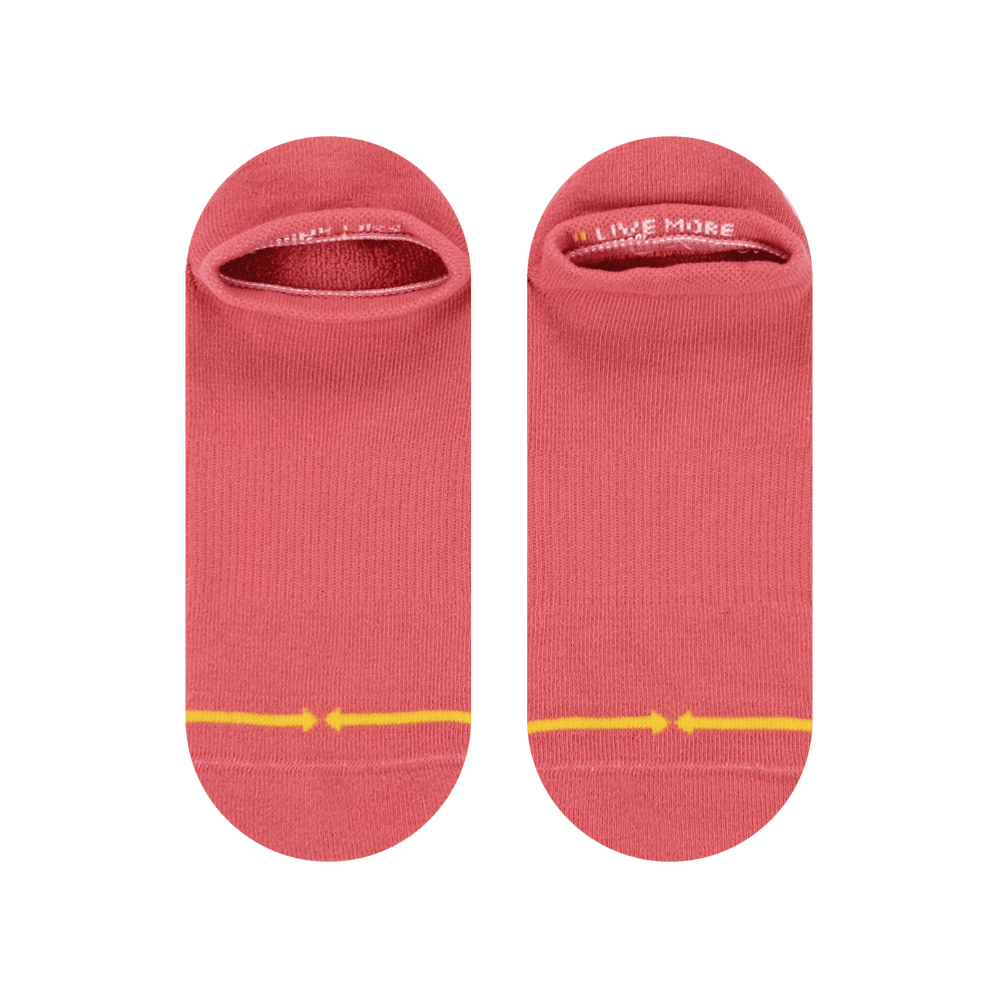 Rose Organic Cotton Adult No Show Socks