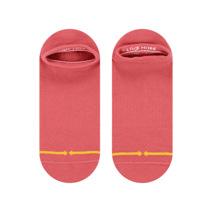 Rose Organic Cotton Adult No Show Socks