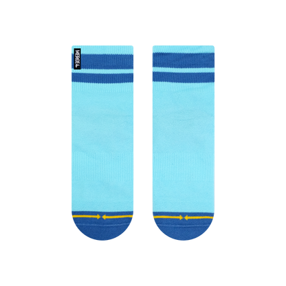 Organic Cotton Blue Combo Adult Socks 2-Pack