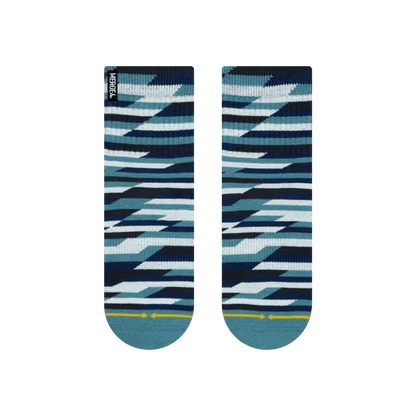 Trekker Quarter Adult Crew Socks Blue