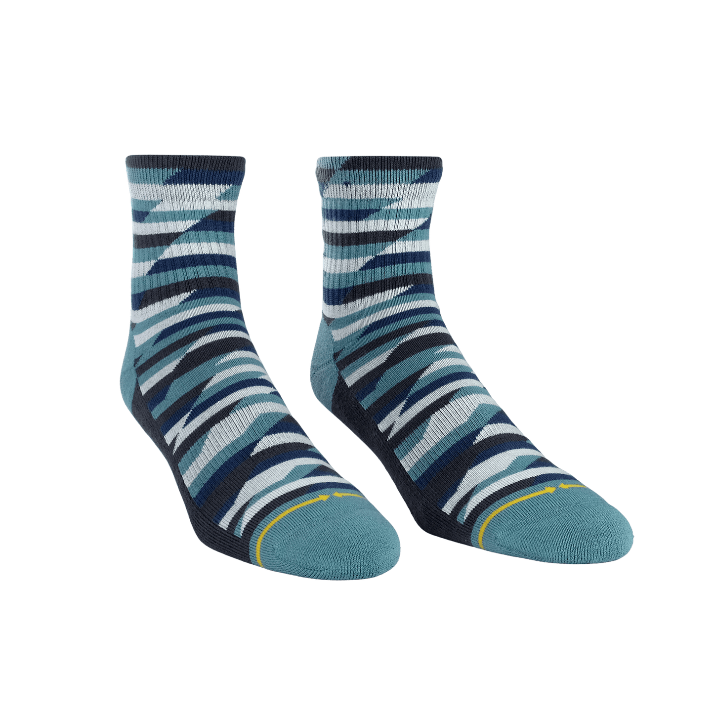 Trekker Quarter Adult Crew Socks Blue