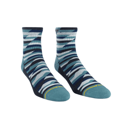 Trekker Quarter Adult Crew Socks Blue