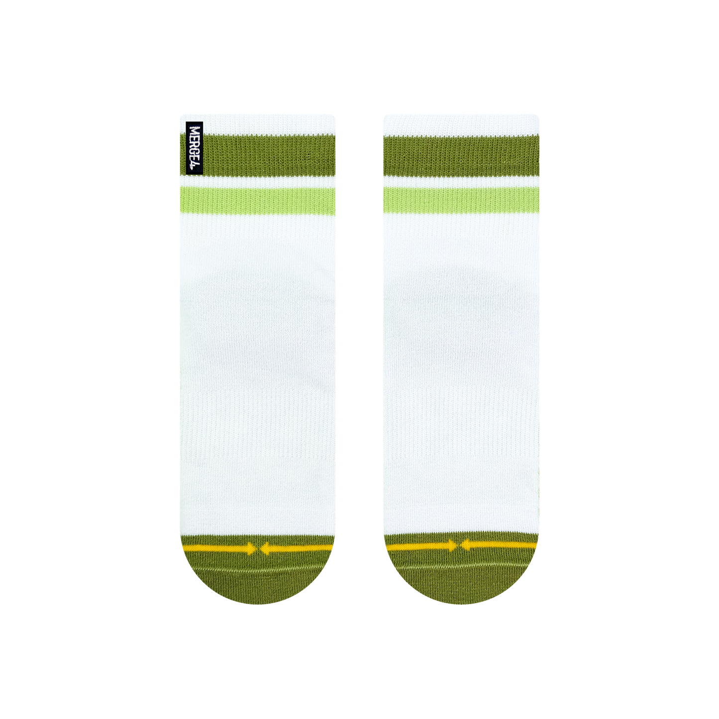 Organic Cotton Green Combo Adult Socks 2-Pack