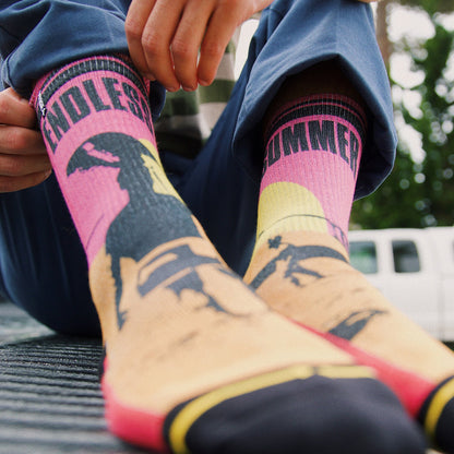 Endless Summer Adult Crew Socks