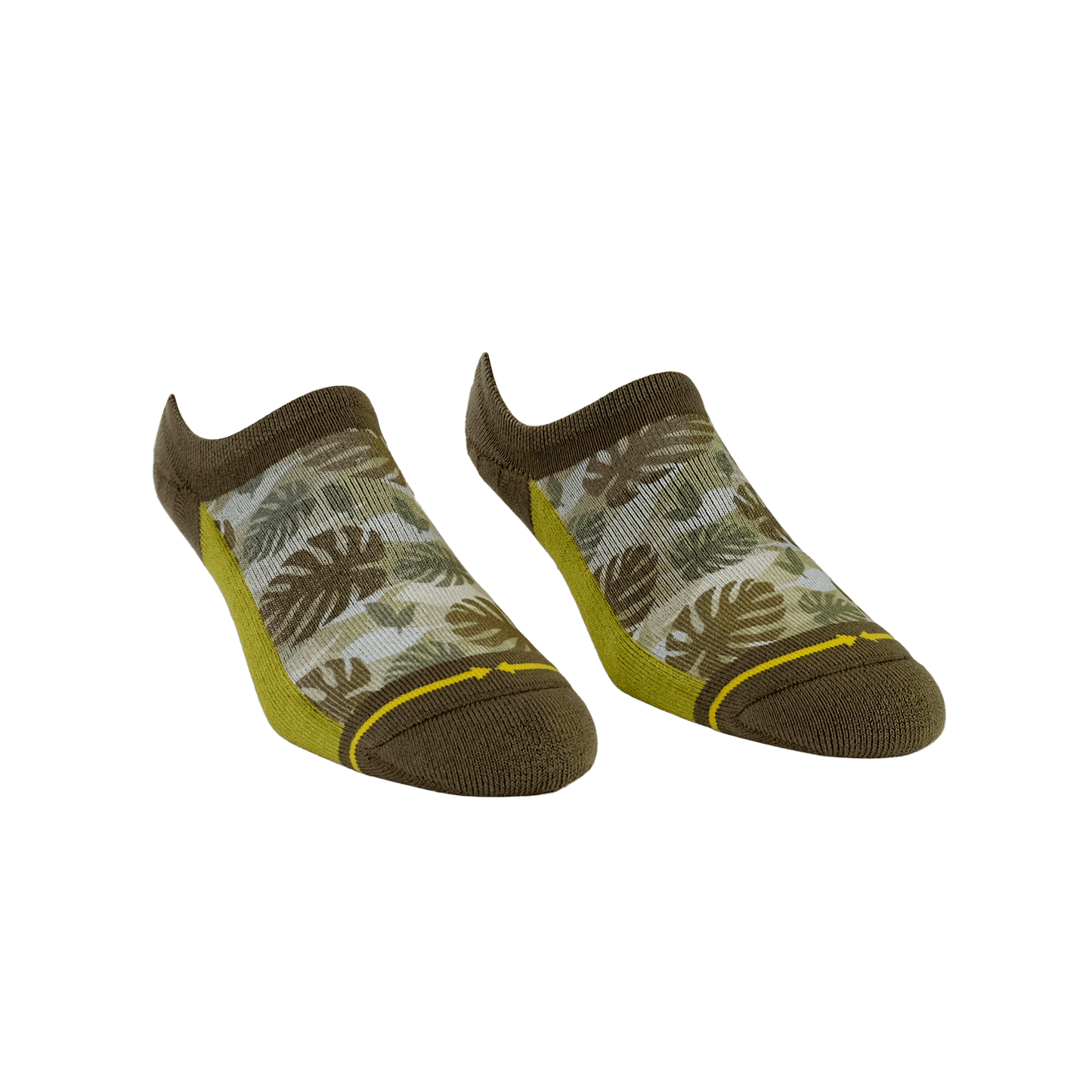 Maia Negre Camo Adult No Show Socks