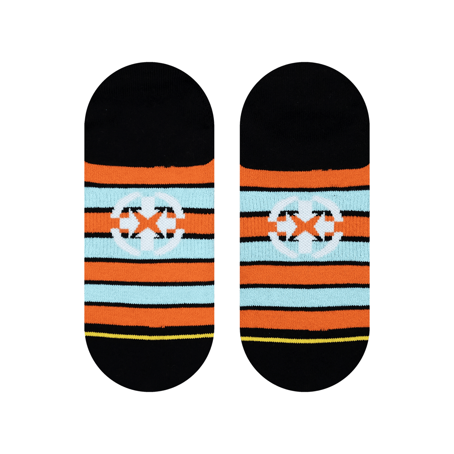 Slidertown Capitola Begonias Adult No Show Socks
