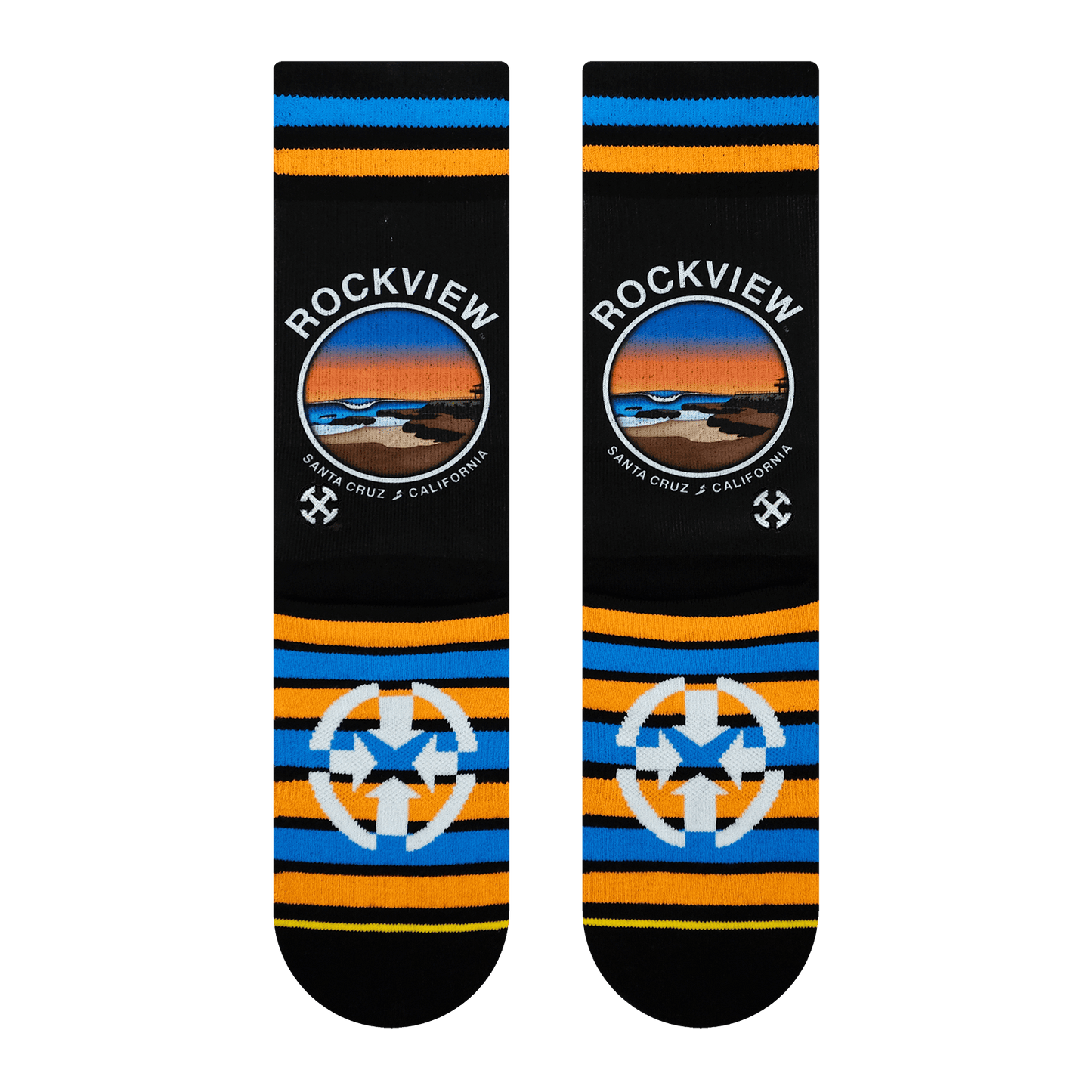 Slidertown Rockview Adult Crew Socks