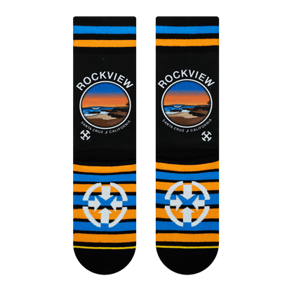 Slidertown Rockview Adult Crew Socks