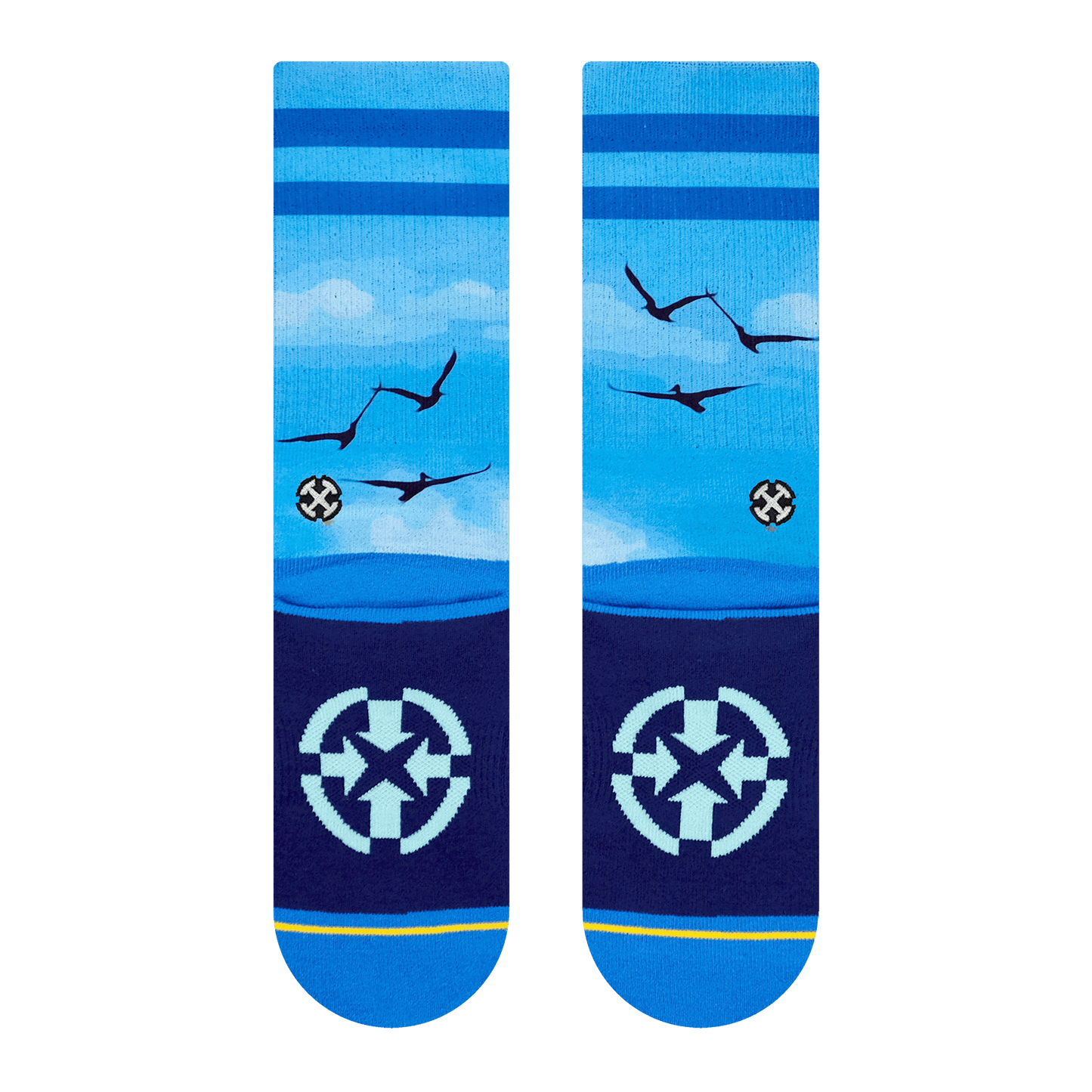 Dave Nelson Flying Pelicans Adult Crew Socks