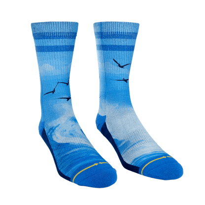 Dave Nelson Flying Pelicans Adult Crew Socks
