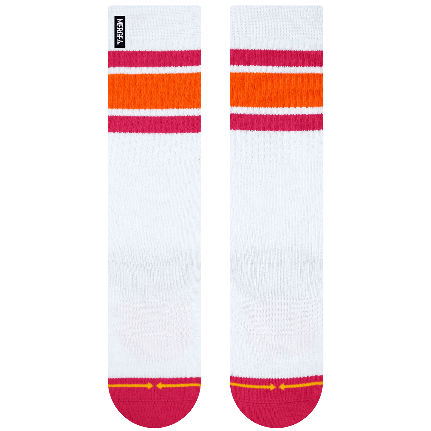 Organic Cotton Haven Pink Adult Tall Tube Socks From MERGE4