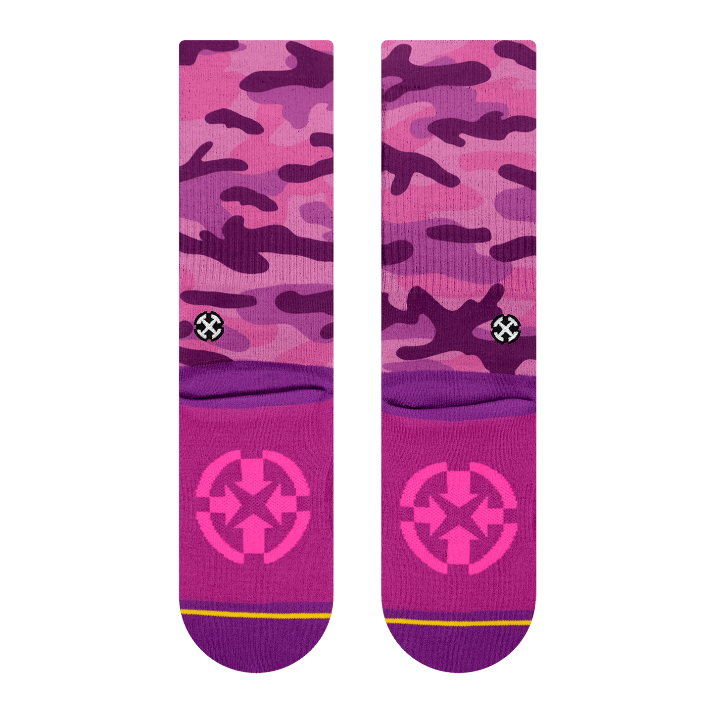 Pink Camo Adult Crew Socks