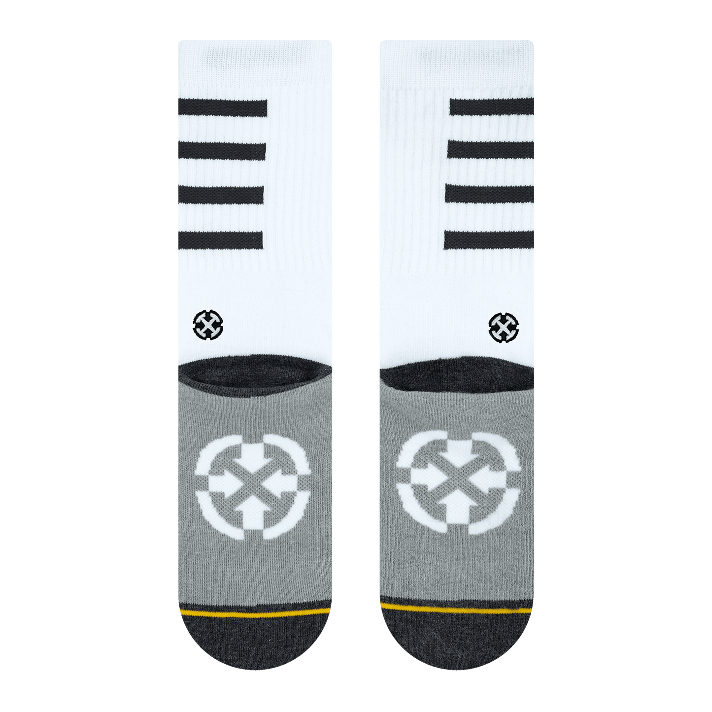 Performance White Adult Crew Socks 3-Pack