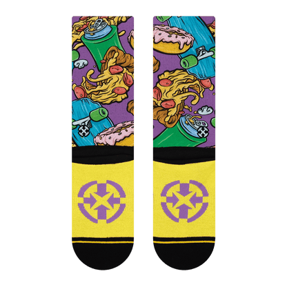 Slogan Fun Day Adult Crew Socks
