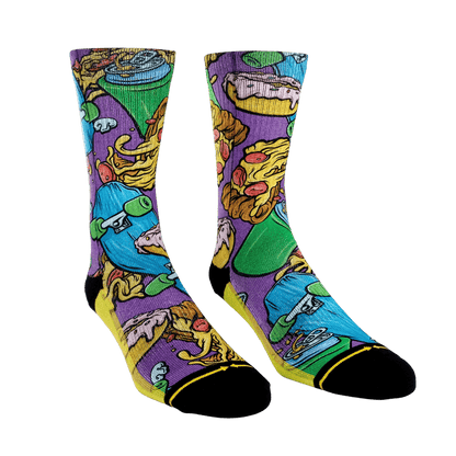 Slogan Fun Day Adult Crew Socks