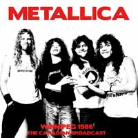 METALLICA  WINNIPEG 1986 Vinyl Record