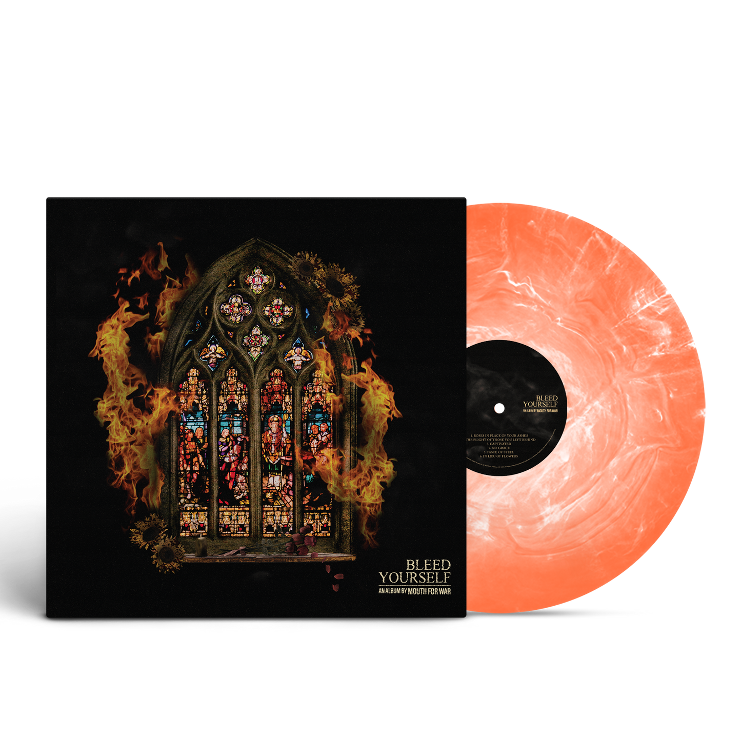 Mouth For War - Bleed Yourself Creamsicle Vinyl Record