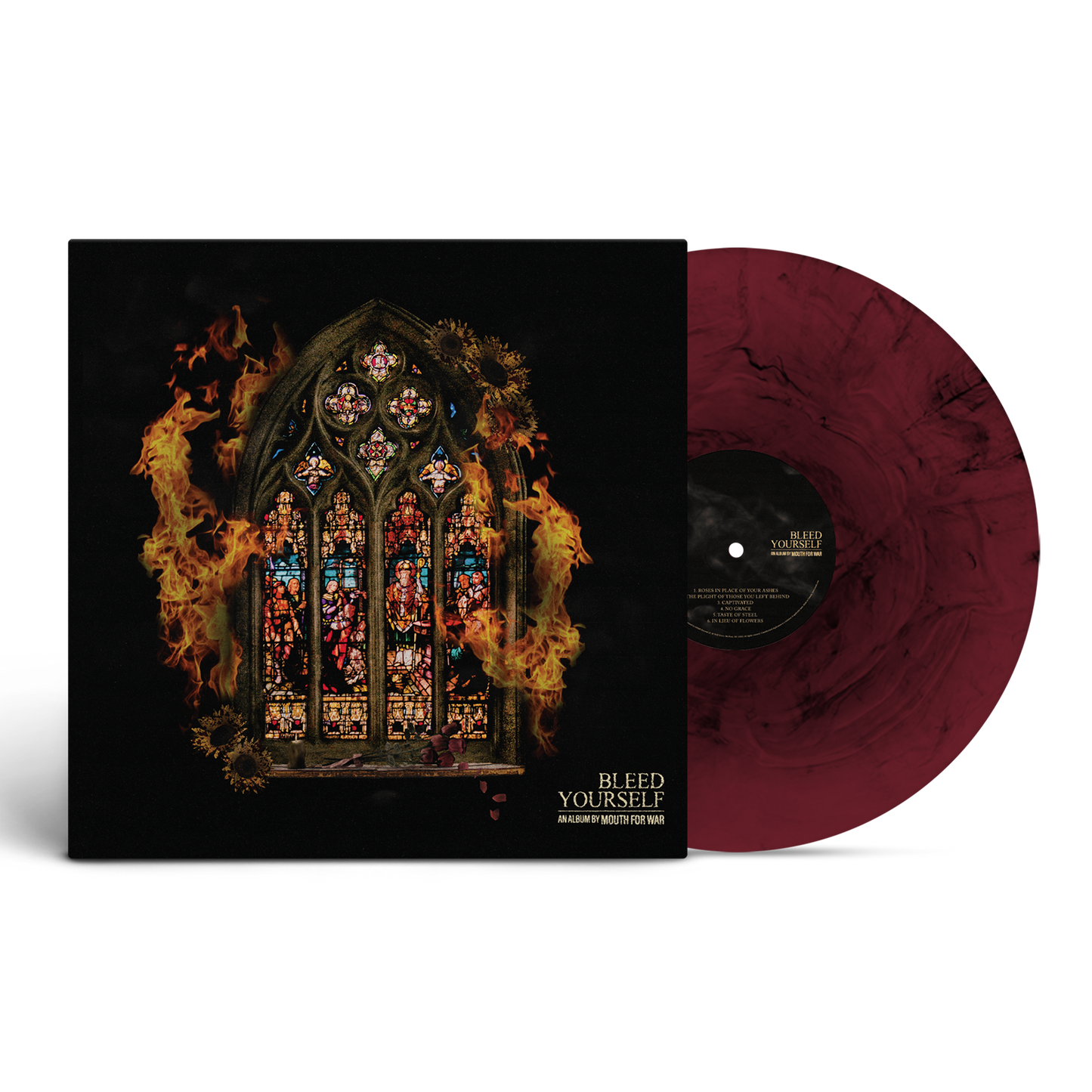 Mouth For War - Bleed Yourself Marble Vinyl Record