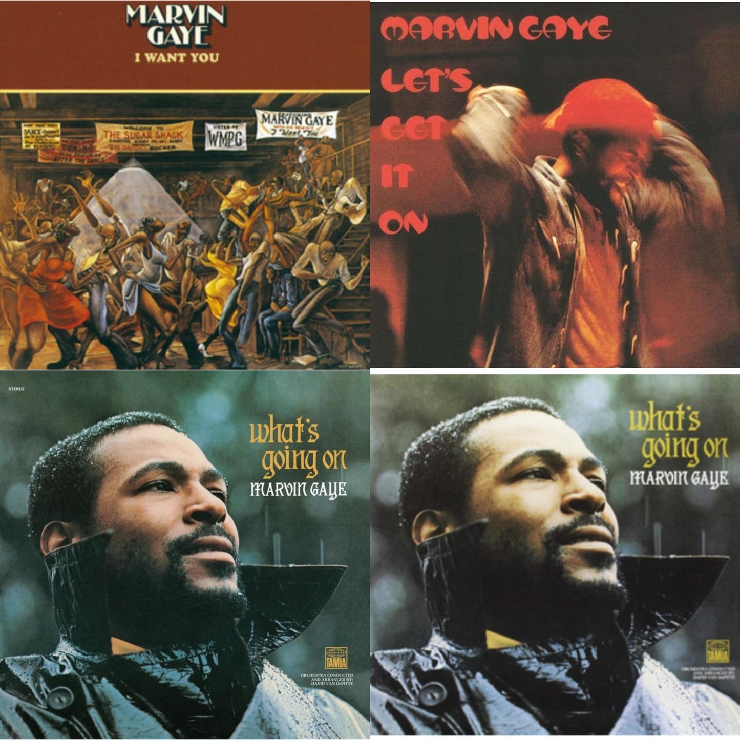 Marvin Gaye - I Want You & Let's Get It On & What's Going On (50Th Anniversary/2LP) & What's Going On