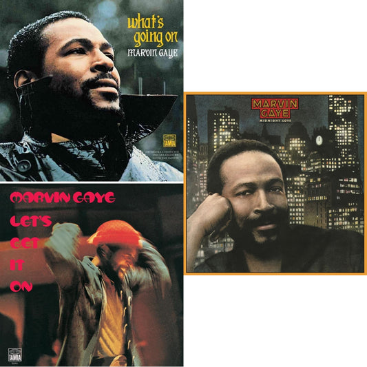 Marvin Gaye - Let's Get It On & What's Going On & Midnight Love - CD Bundle