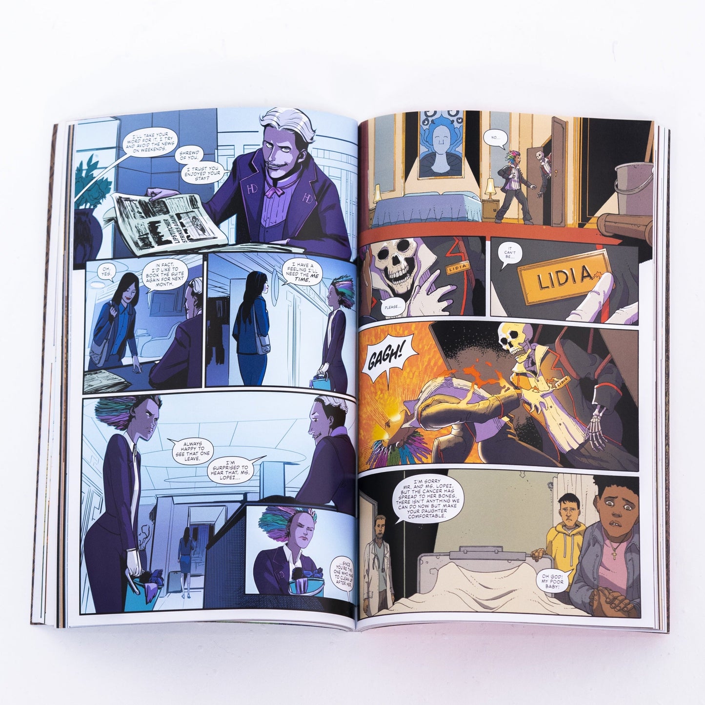 Machine Gun Kelly's Hotel Diablo Graphic Novel Deluxe Book