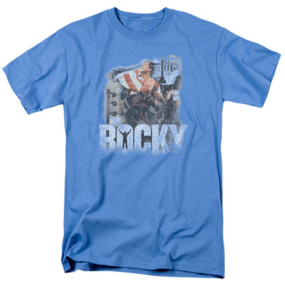 Rocky The Champion Mens T Shirt Carolina Blue Officially Licensed