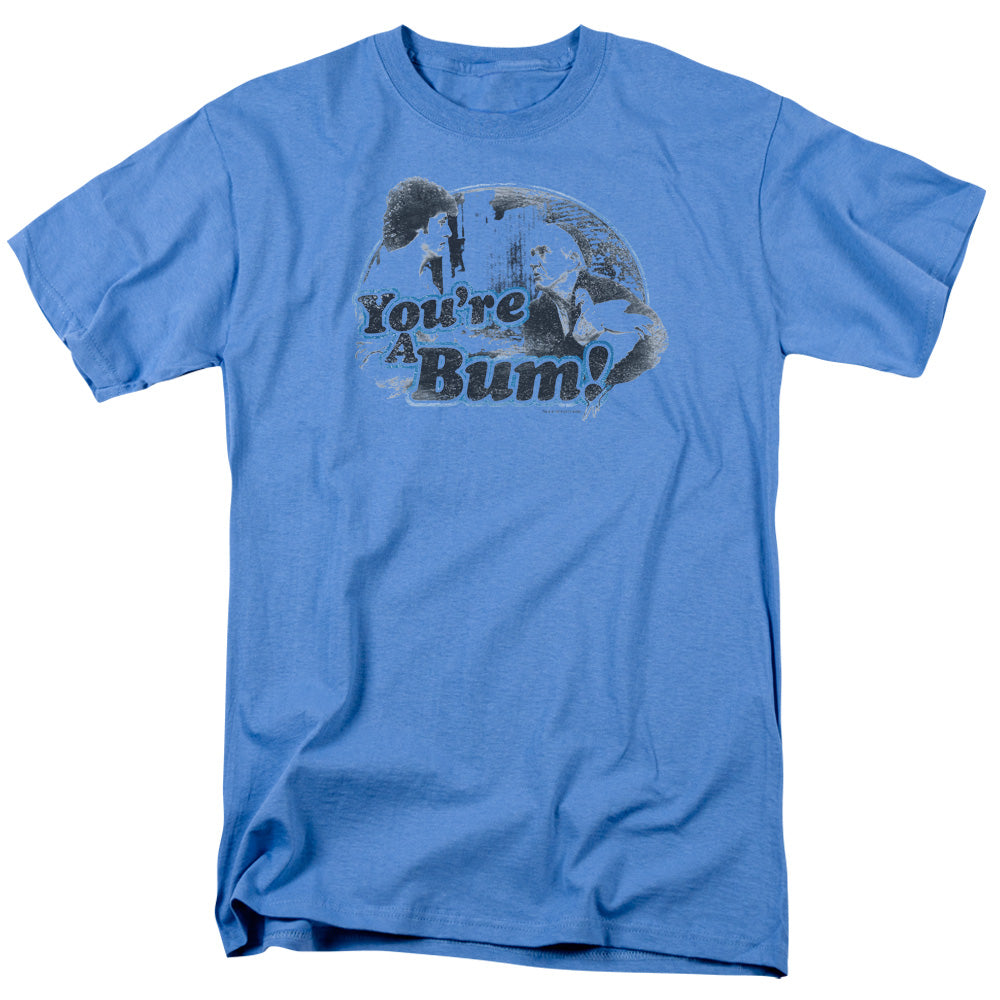 Rocky Youre A Bum Mens T Shirt Carolina Blue Officially Licensed