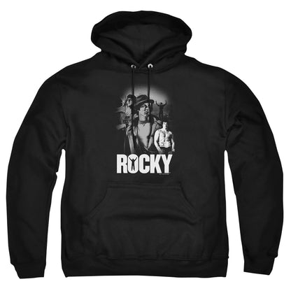 Rocky Making Of A Champ Mens Hoodie Black Officially Licensed