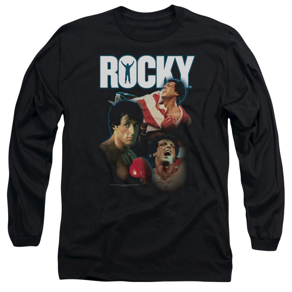 Rocky I Did It Mens Long Sleeve Shirt Black Officially Licensed Officially Licensed