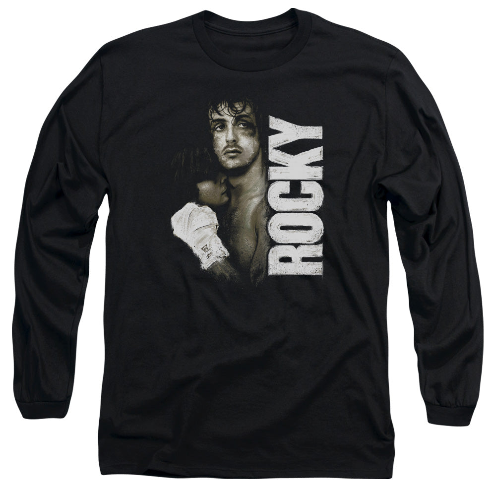 Rocky Painted Rocky Mens Long Sleeve Shirt Black Officially Licensed Officially Licensed