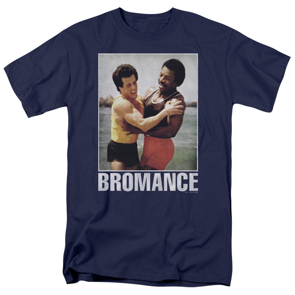 Rocky Bromance Mens T Shirt Navy Officially Licensed