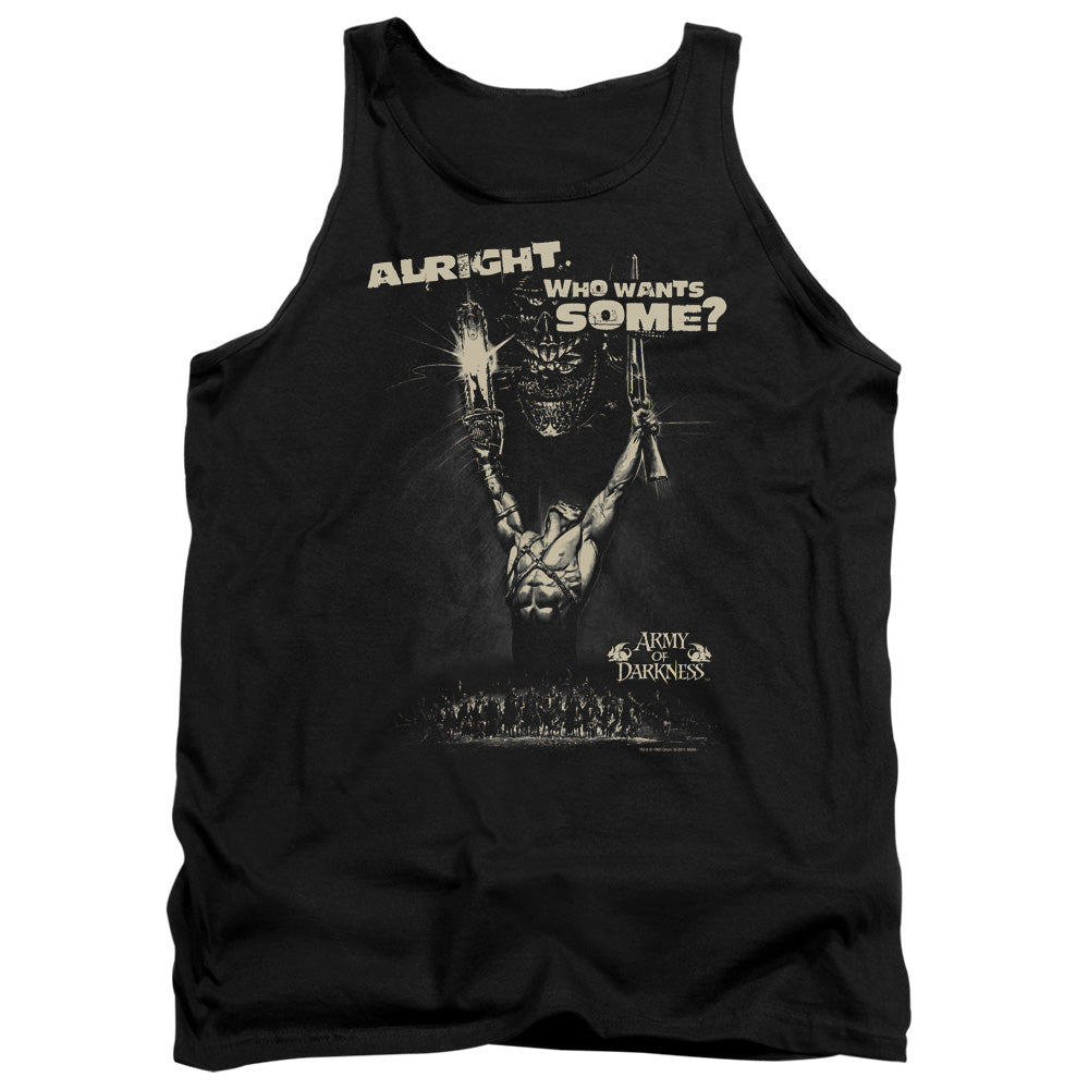 Army Of Darkness Want Some Mens Tank Top Shirt Black