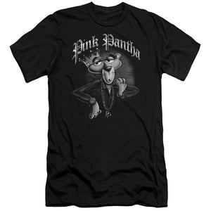 Pink Panther Pink Pantha Premium Bella Canvas Slim Fit Mens T Shirt Black