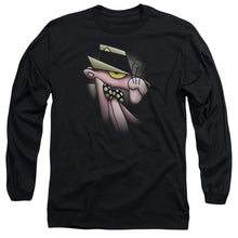 Load image into Gallery viewer, Pink Panther Ooth Panther Mens Long Sleeve Shirt Black