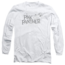 Load image into Gallery viewer, Pink Panther Sketch Logo Mens Long Sleeve Shirt White