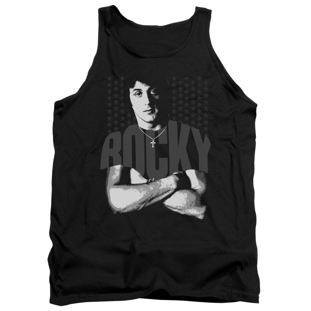 Rocky Shirt Mens Tank Top Shirt Black