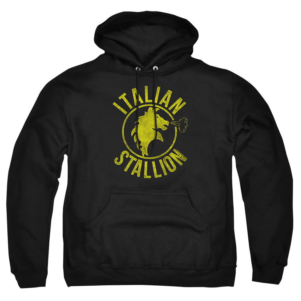 Rocky Italian Stallion Horse Mens Hoodie Black Officially Licensed