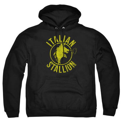 Rocky Italian Stallion Horse Mens Hoodie Black Officially Licensed