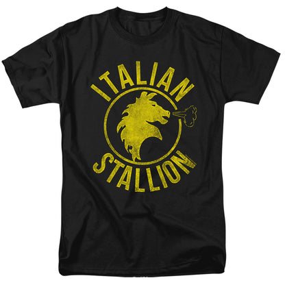 Rocky Italian Stallion Horse Mens T Shirt Black Officially Licensed