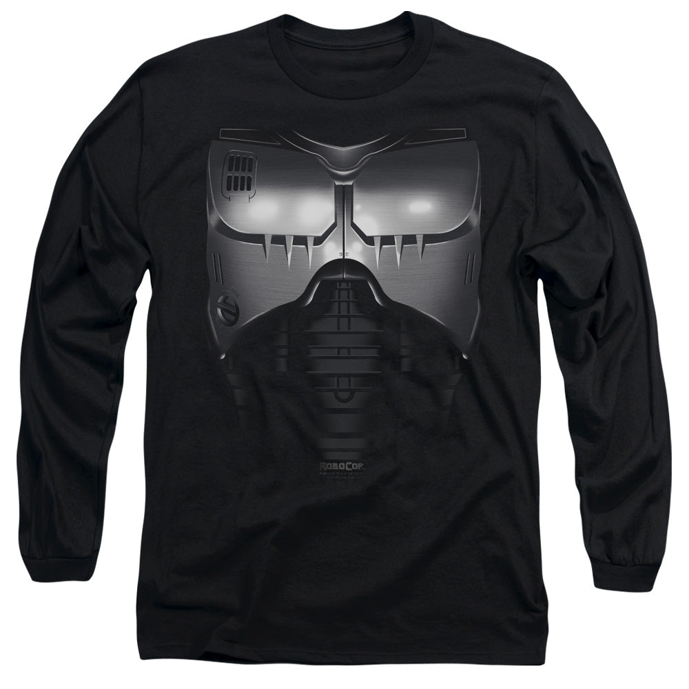 Robocop Robo Armor Mens Long Sleeve Shirt Black Officially Licensed Officially Licensed
