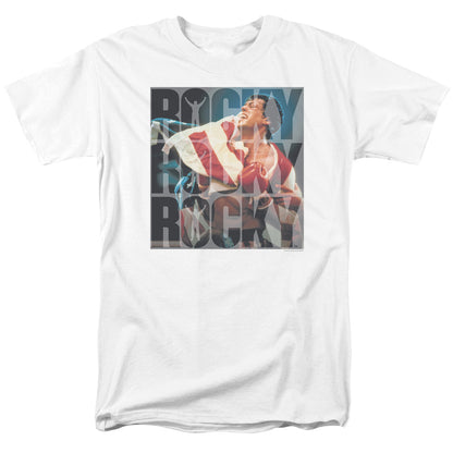 Rocky Chant Mens T Shirt White Officially Licensed