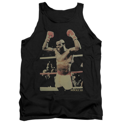 Rocky Iii Clubber Mens Tank Top Shirt Black