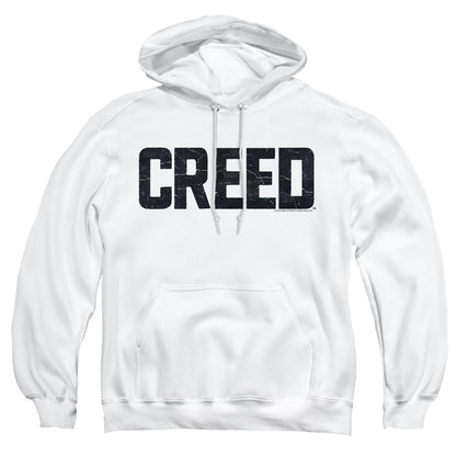 Creed Cracked Logo Mens Hoodie White Officially Licensed