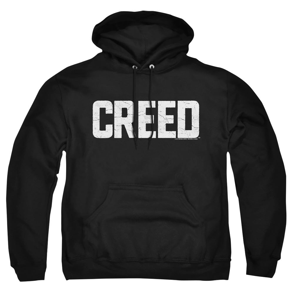 Creed Cracked Logo Mens Hoodie Black Officially Licensed