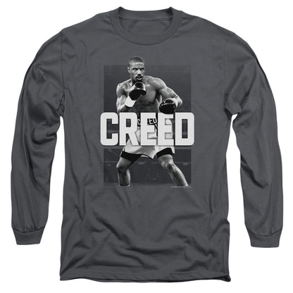 Creed Final Round Mens Long Sleeve Shirt Charcoal Officially Licensed Officially Licensed