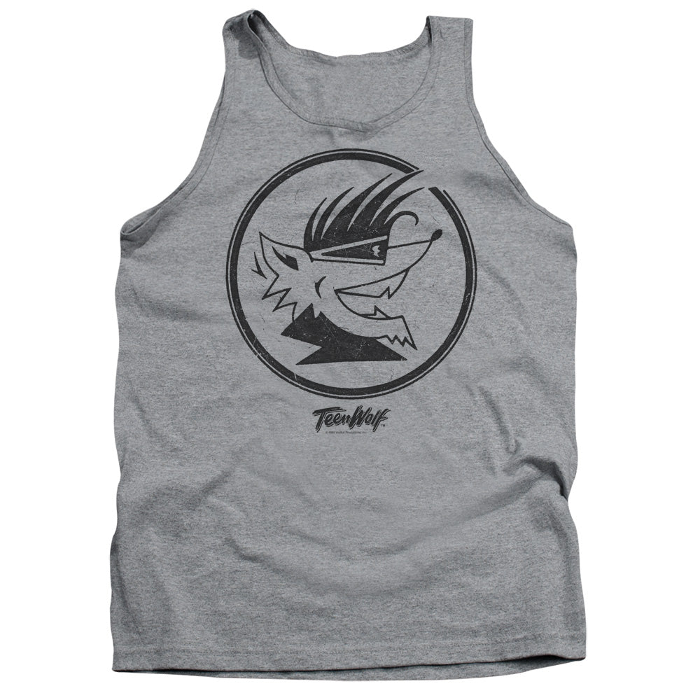 Teen Wolf Wolf Head Mens Tank Top Shirt Athletic Heather