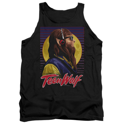 Teen Wolf Headphone Wolf Mens Tank Top Shirt Black