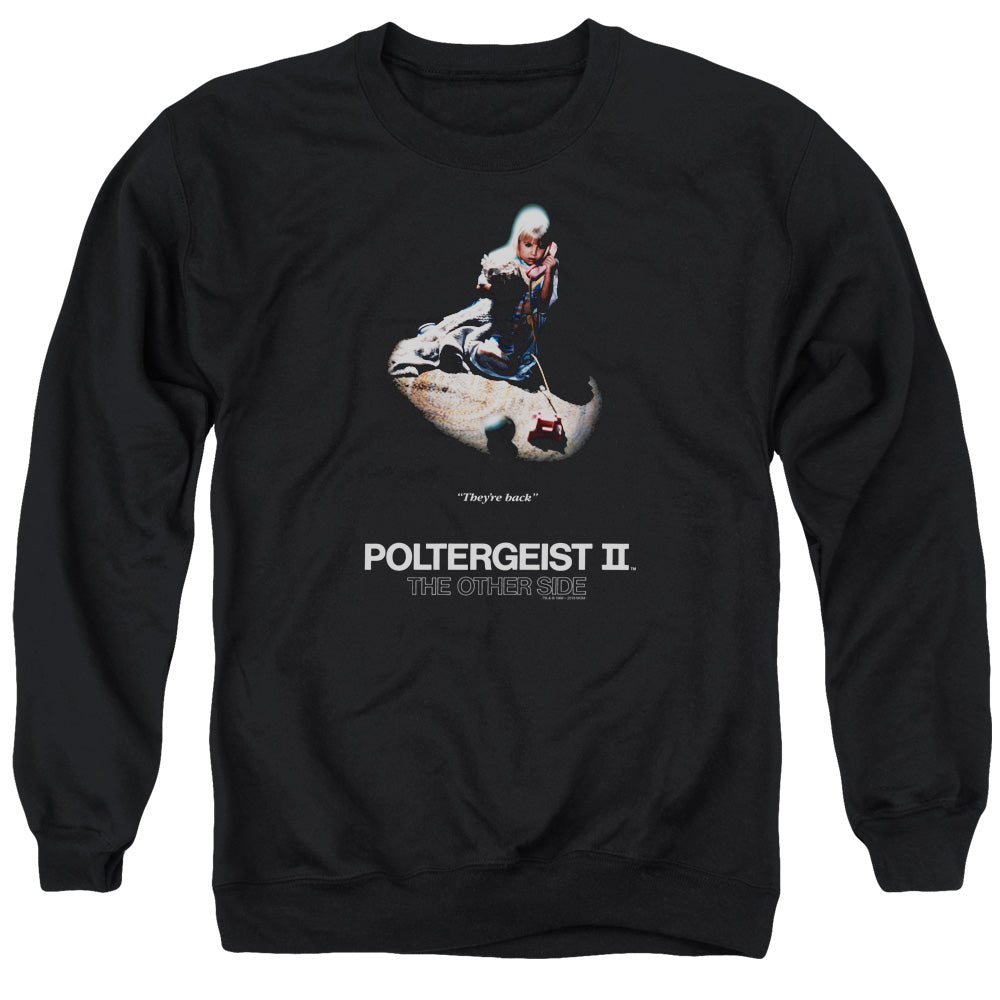Poltergeist Ii Poster Mens Crewneck Sweatshirt Black Officially Licensed
