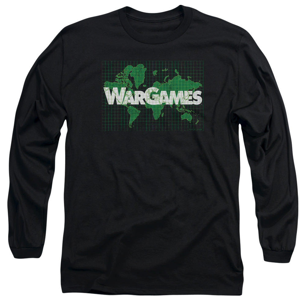 Wargames Game Board Mens Long Sleeve Shirt Black Officially Licensed